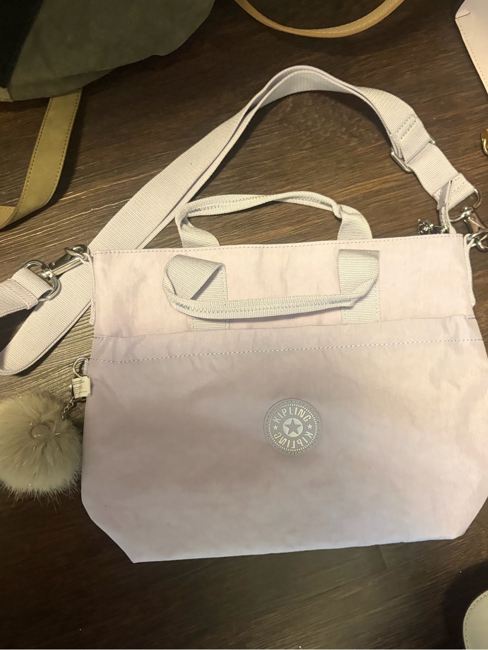 Kipling Zamora Tote Bag - Fresh Lilac GG